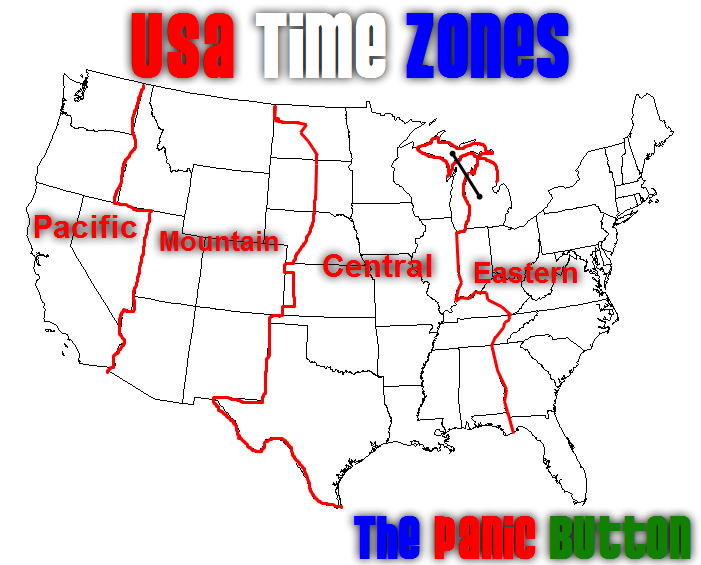 time zone map usa and canada. Free time mapusa time daylight